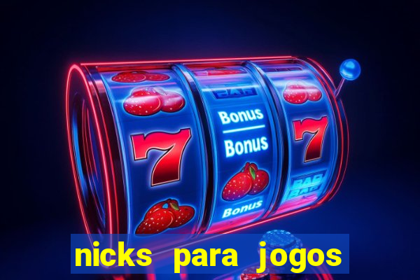 nicks para jogos de tiro